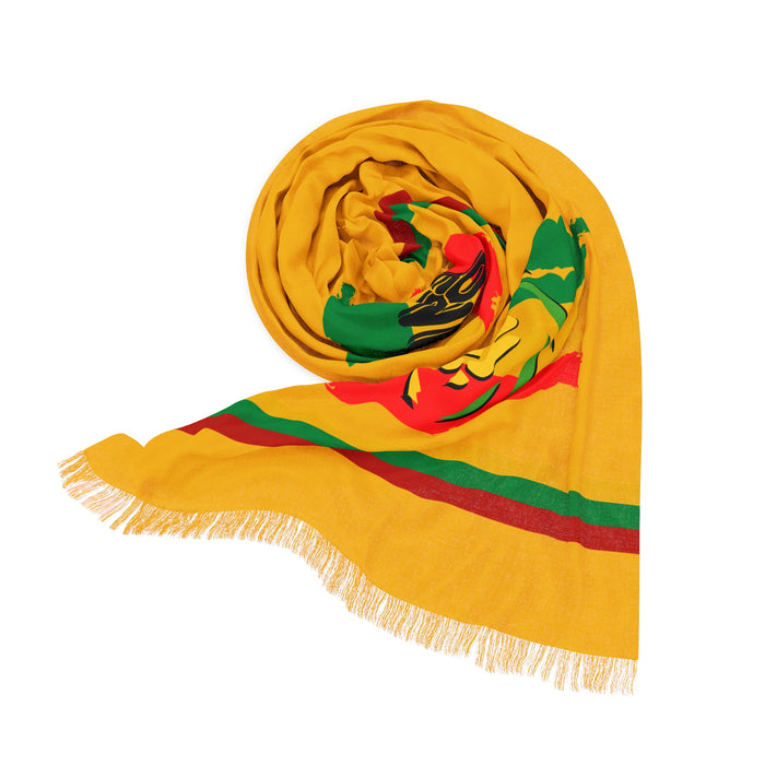 Light Scarf (Yellow One Love Rasta)