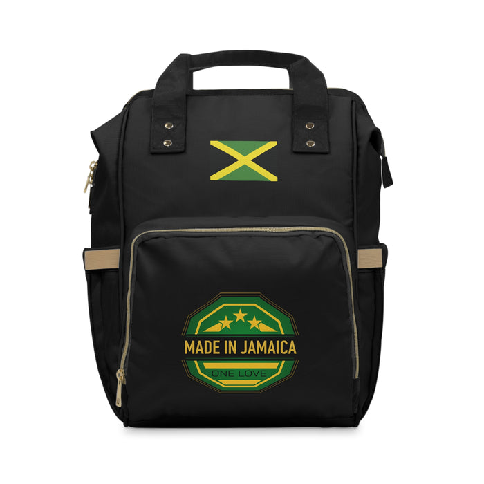 Multifunctional Black Diaper Backpack (Jamaica)