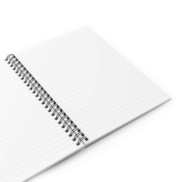 White Spiral Notebook - Ruled Line