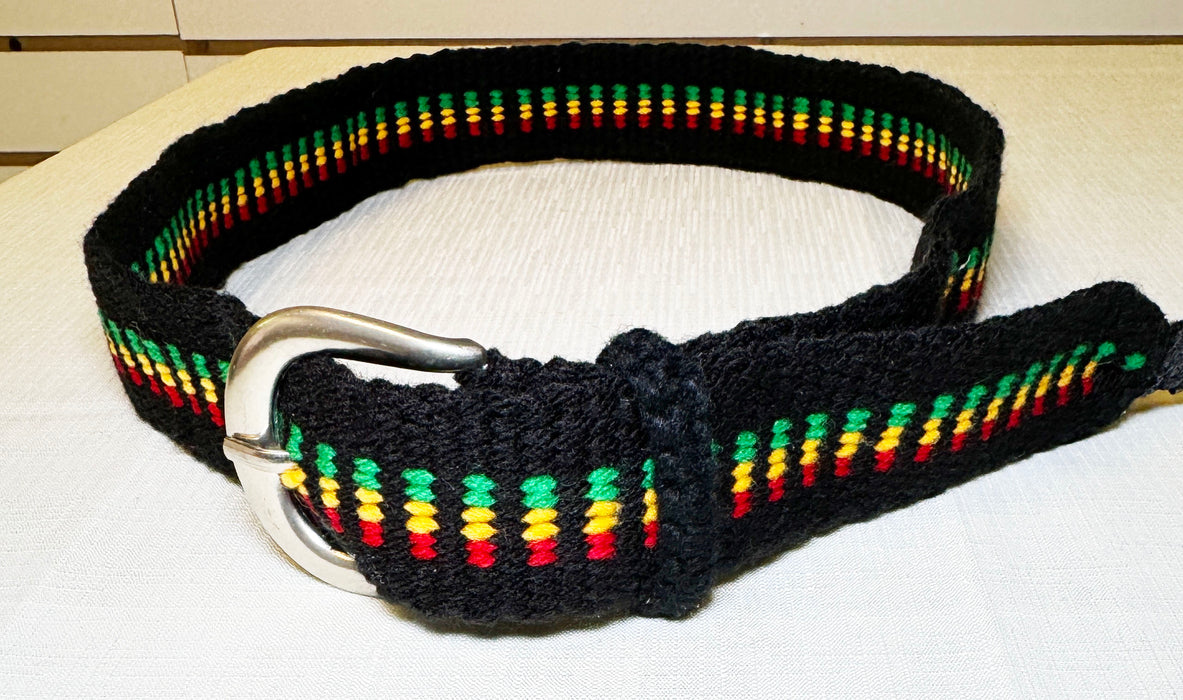 Rasta Belt - Hand Knitted