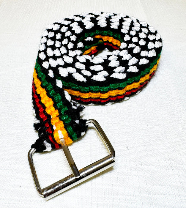 Rasta Belt - Hand Knitted