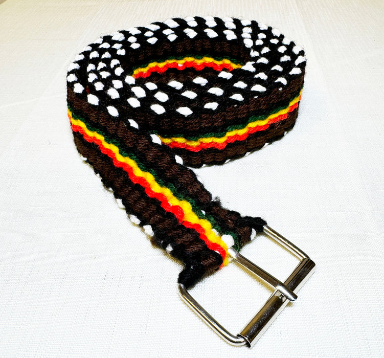 Rasta Belt - Hand Knitted