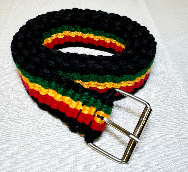 Rasta Belt - Hand Knitted