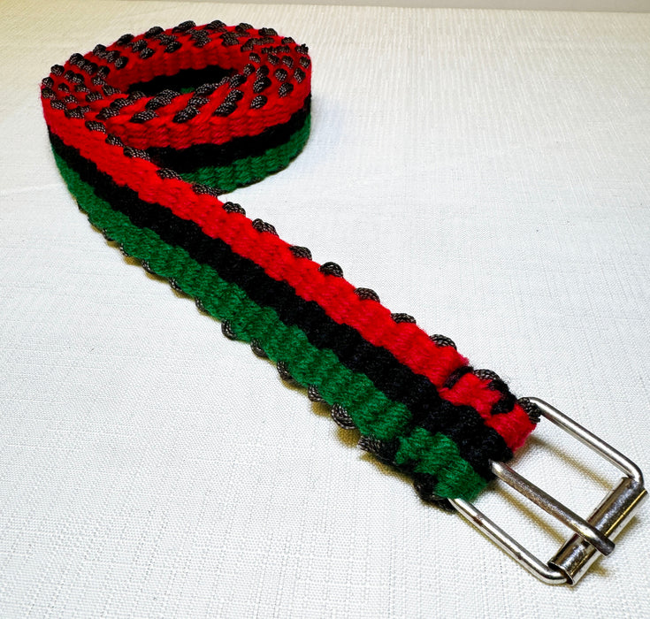 Rasta Belt - Hand Knitted