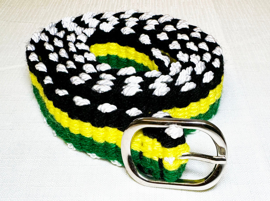 Rasta Belt - Hand Knitted