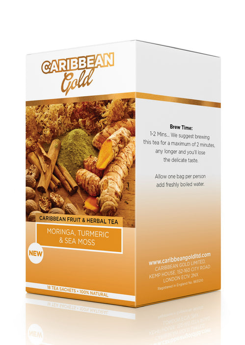 Moringa Turmeric Sea Moss Herbal Tea