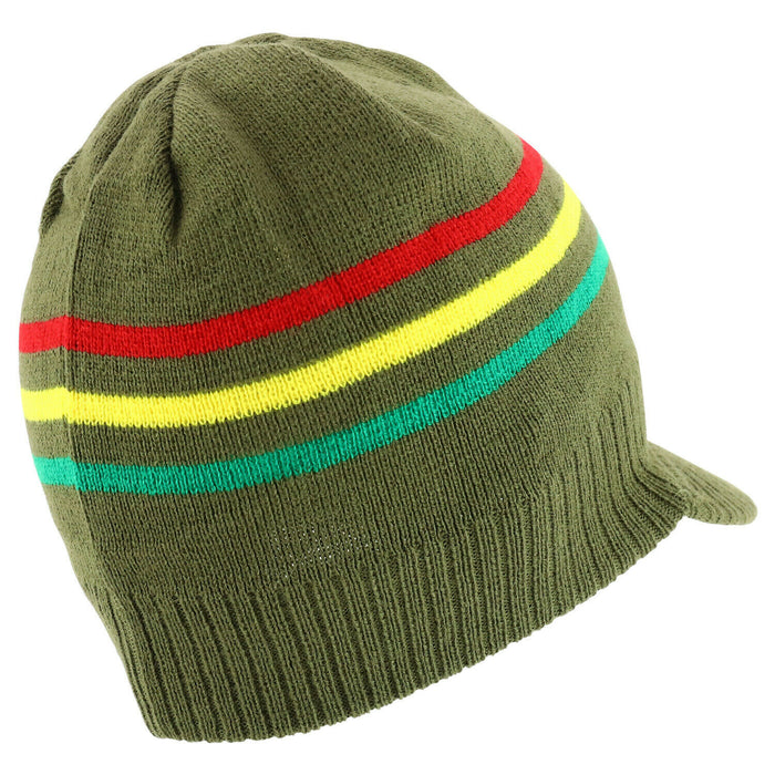Olive Mesh Tam Green-Yellow-Red