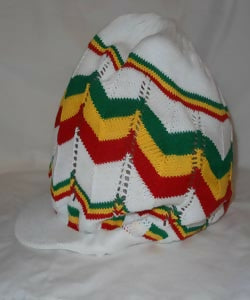 Olive Mesh Tam Green-Yellow-Red