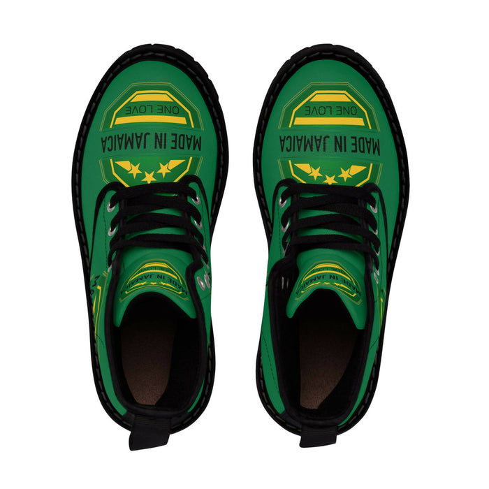 Green Men's Canvas Boots