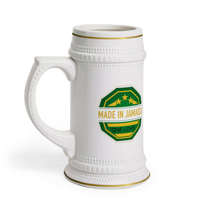 Made In Jamaica Logo Beer Stein Mug