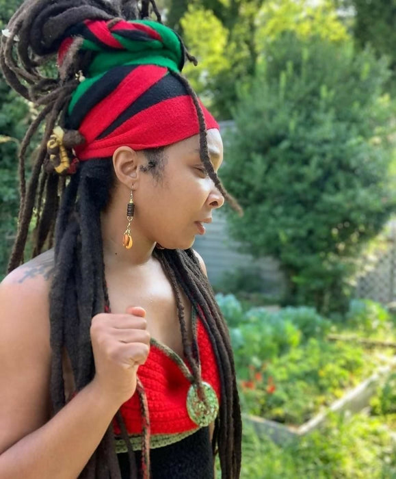 Headwrap Scarf Afro Headwrap Scarf Afro