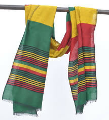 Rasta Scarf Head Wrap – Blk