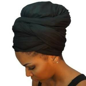 Rasta Scarf Head Wrap – Blk
