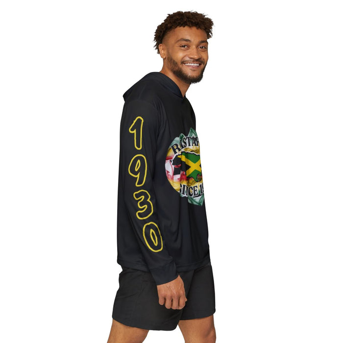 Rastafari 1930 Men's Black Sports Warmup Hoodie