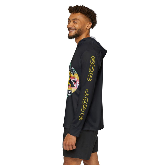 Rastafari 1930 Men's Black Sports Warmup Hoodie