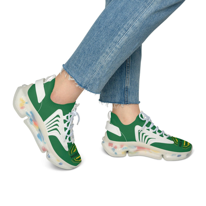 Green Women's Mesh Sneakers