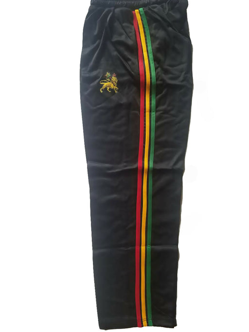 rasta pants stripe lion