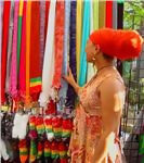 Rasta Scarf Head Wrap – Blk