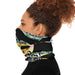  Winter Black Neck Gaiter With Drawstring (Rastafari)