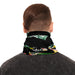  Winter Black Neck Gaiter With Drawstring (Rastafari)