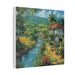  Rural Jamaica Folk Art Riverfront 1900s Polyester Canvas